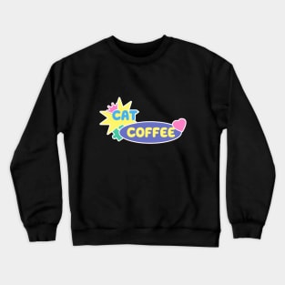 Cat Coffee Lover Crewneck Sweatshirt